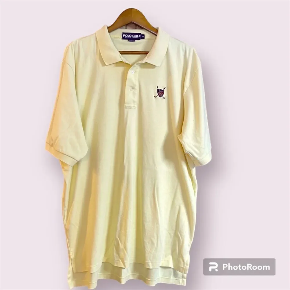 POLO Golf Vintage 90s Polo Crest Golf Polo
